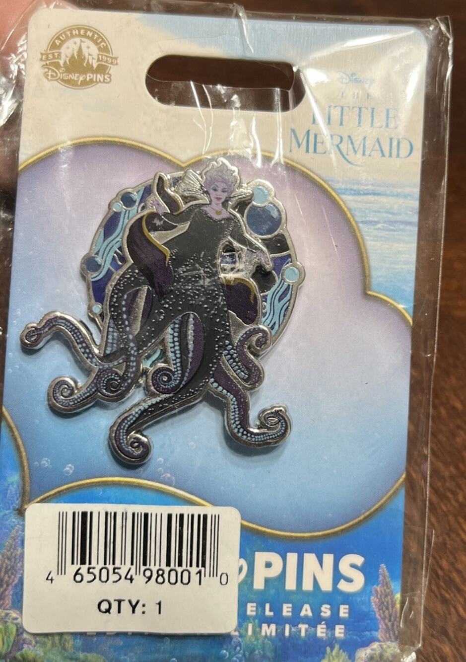 Disney Pin Ursula The Little Mermaid Live Action Movie 2023 Brand New Sealed